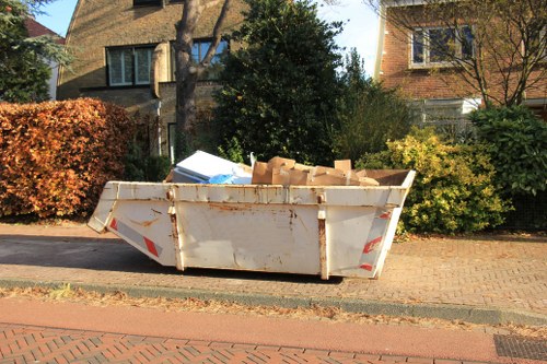 Recycling efforts in temple waste removal